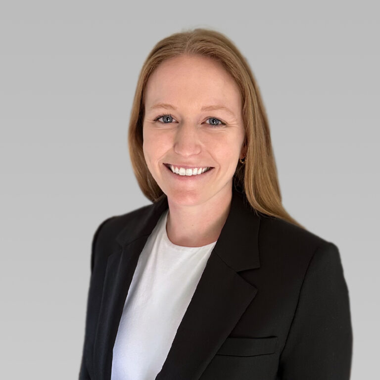 PCA Employee Aubrey Smalding's Headshot on grey background